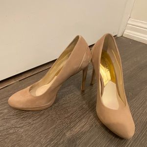 Brand New Michael Kors Suede Leather Pump Heels